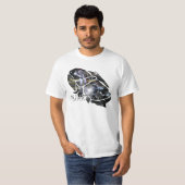 スクリーンショット:サイボーグ対ナイトリング3 Tシャツ (正面フル)