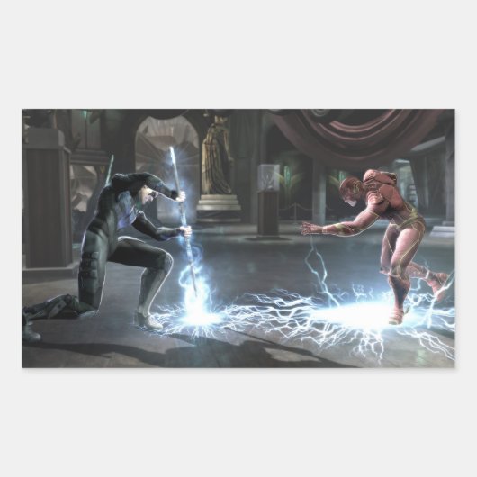 スクリーンショット：ナイトリングとフラッシュ 長方形シール (正面)