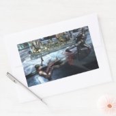 スクリーンショット:ハーレー対バットマン 長方形シール (封筒)