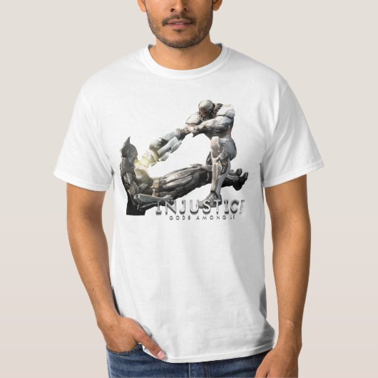 スクリーンショット： BatmanとCyborg Tシャツ (正面)