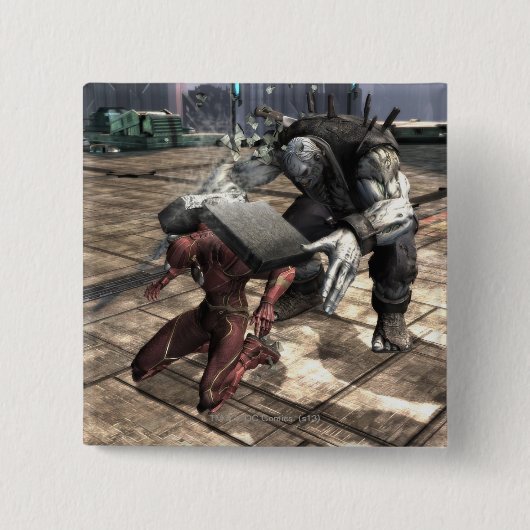 スクリーンショット： FlashとGrundy 2 缶バッジ (正面)