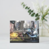 スクリーンショット： FlashとNighting ポストカード (スタンド正面)