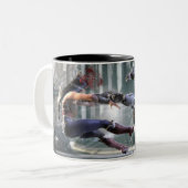 スクリーンショ疑問に思ット:女とサイボーグ ツートーンマグカップ (正面左)