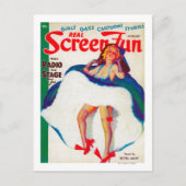 スクリー実在ンおもしろいマガジンカバー3 ポストカード (正面)