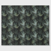 スクリー幽霊のよく出るマ失った・ソウル・ゴシック・ハンズ顔 ラッピングペーパー (フラット)