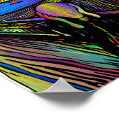 スクリー絵画ムの家族湖の人々の自然 ポスター (角)