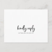 スクリ素朴プト曲リクエストRSVPポストカード インビテーションポストカード (正面)