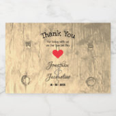 スクリ素朴結婚プトChic Miniをお気に入り リキュールボトルラベル (シングルラベル)