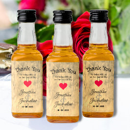 スクリ素朴結婚プトChic Miniをお気に入り リキュールボトルラベル