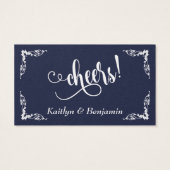 スクリ華美プト付きドリンクチケット、ダークブルー (裏面)