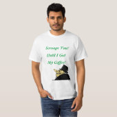 スクルージお前だ!かわいい,漫画,クリスマスメンズ Tシャツ (正面フル)