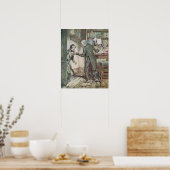 スクルージとボブ・クラチット ポスター (キッチン)