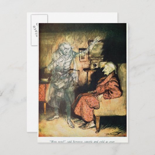 スクルージとマアレイの幽霊 ポストカード (正面/裏面)