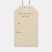 スクルージの三人目の客 ギフトタグ (裏面)