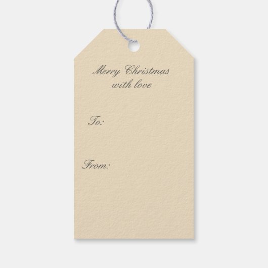 スクルージの三人目の客 ギフトタグ (裏面)