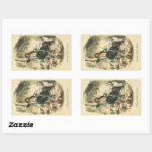 スクルージの三人目の訪問者のステッカー 長方形シール (シート)