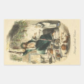 スクルージの三人目の訪問者のステッカー 長方形シール (正面)