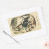 スクルージの三人目の訪問者のステッカー 長方形シール (封筒)