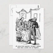 スクルージの甥(文字) ポストカード (正面/裏面)