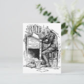 スクルージは彼の机に向かった ポストカード (スタンド正面)