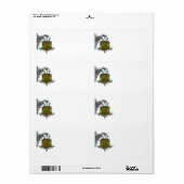 スクルージ幽霊サイン ラベル (フルシート)