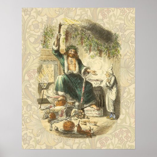 スクルージ幽霊・オブ・クリスマスプレゼントビクトリアン ポスター (正面)