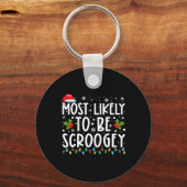 スクルージ・サンタハット一家のキリストである可能性が高い キーホルダー (正面)