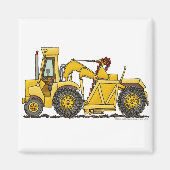 スクレーパーダート引越し業者掘削機建築磁石 マグネット (正面)