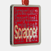 スクレーパー並外れた メタルオーナメント (右)