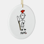 スクレーパー付きベーカー セラミックオーナメント (右)