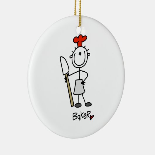 スクレーパー付きベーカー セラミックオーナメント (右)