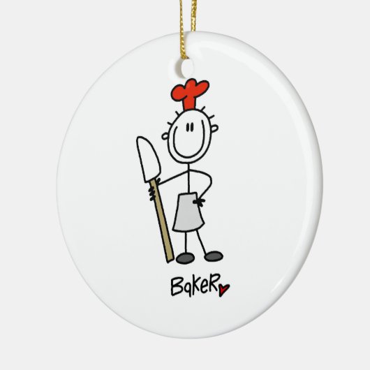 スクレーパー付きベーカー セラミックオーナメント (左)