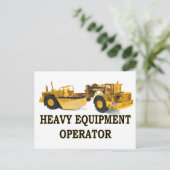 スクレーパ土引越し業者 ポストカード (スタンド正面)