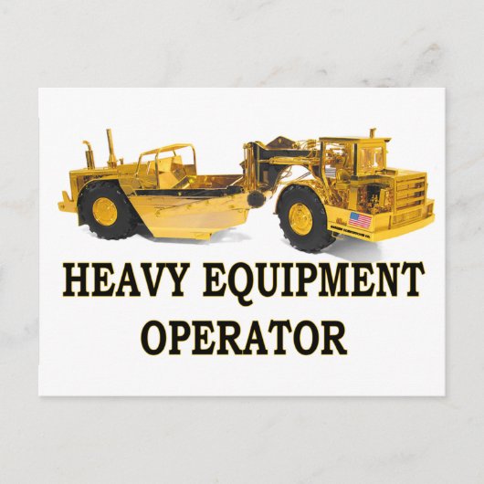 スクレーパ土引越し業者 ポストカード (正面)