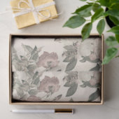 スクレープピンクフローラシリーズデザイン2 薄葉紙 (ギフト)