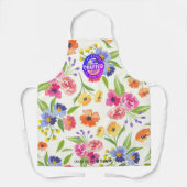 スクレープブックカット貼り付け繰り返し エプロン (正面)