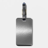 スクレープブックシルバー「クリエイティブジュース」 ラゲッジタグ (裏面縦)