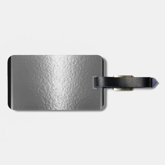 スクレープブックシルバー「クリエイティブジュース」 ラゲッジタグ (裏面横)