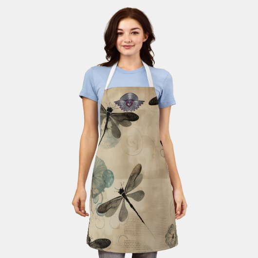 スクレープブックマスターバッジ エプロン (着用した状態)