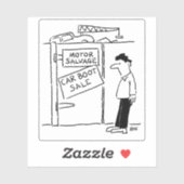 スクレーヤードは車のブーツ販売の漫画を持っている。 シール (シート)