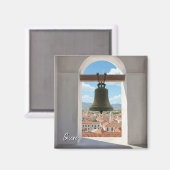 スクレ・ボリビア旅行の教会の鐘 マグネット (正面/裏面)