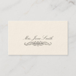 スクロビクトリアンール付き呼び出しカード コーリングカード