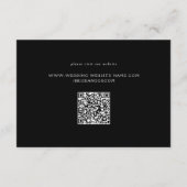 スクロフォーマルー葉ル白黒披露宴 エンクロージャーカード (裏面)