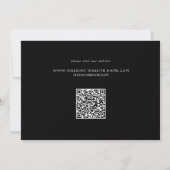 スクロフォーマルー離れグの（白黒） セーブザデート (裏面)