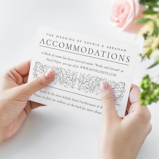 スクロフォーマルー離れル白黒宿泊施設 エンクロージャーカード