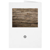 スクロユニークールとフェザーペ結婚ンのサンキューカード (裏面)