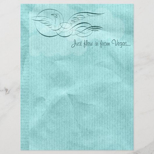 スクロリーパーソナライズされたバード紙 (正面)