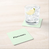 スクロールしてこれらの写真コースターをご覧ください スクエアペーパーコースター (インサイチュ)