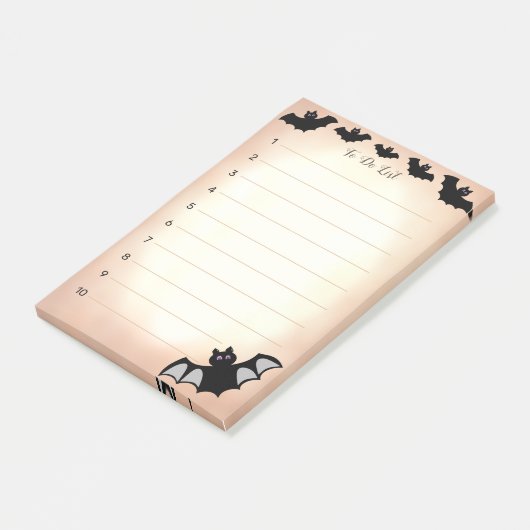 スクロールでハロウィン飛んでいるこうもりを一覧表示するには ポストイット (アングル)