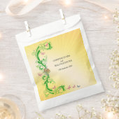 スクロールとバタフライ フェイバーバッグ (クリップ留めされた状態)